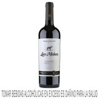 Vino Tinto LAS MULAS Carmenere Reserva Botella 750ml