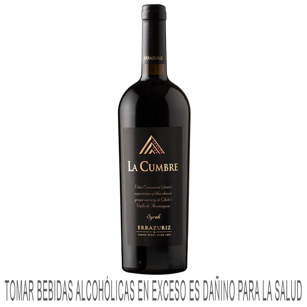 Vino Tinto ERRAZURIZ LA CUMBRE Syrah Botella 750ml