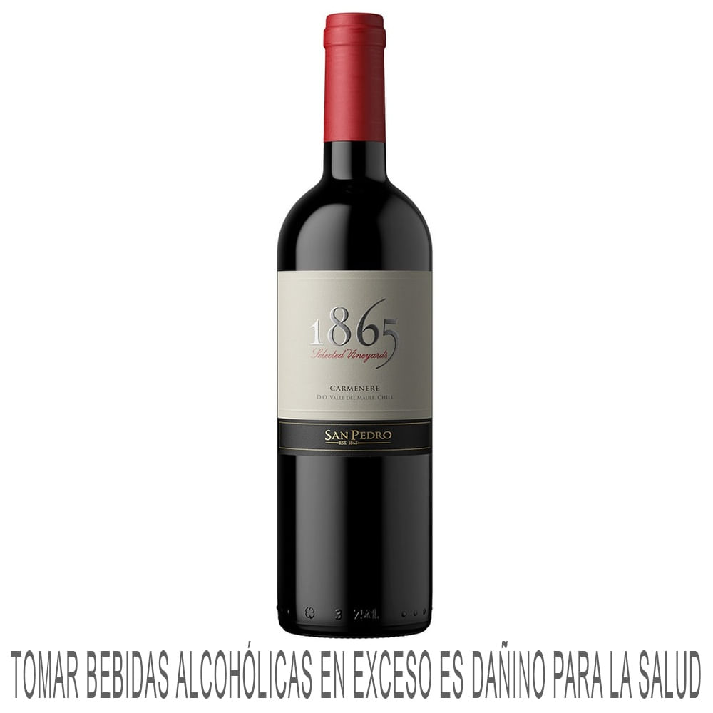 Vino Tinto SAN PEDRO 1865 Carmenere Botella 750ml