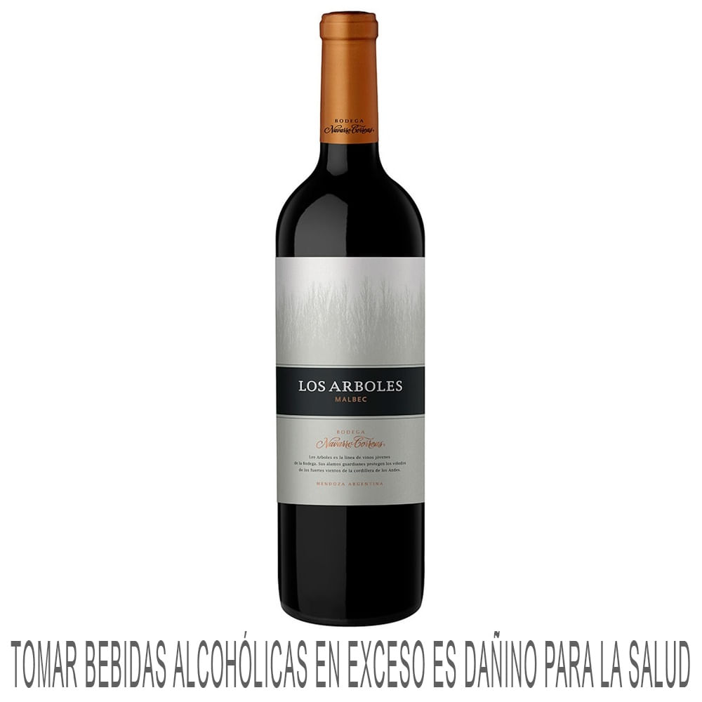 Vino Tinto NAVARRO CORREAS Los Árboles Malbec Botella 750ml