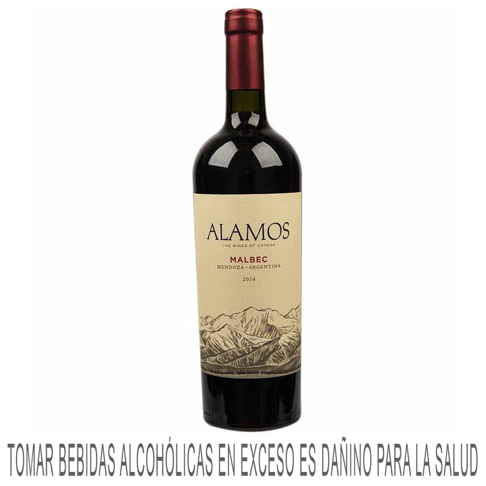 Vino Tinto ALAMOS Malbec Botella 750ml