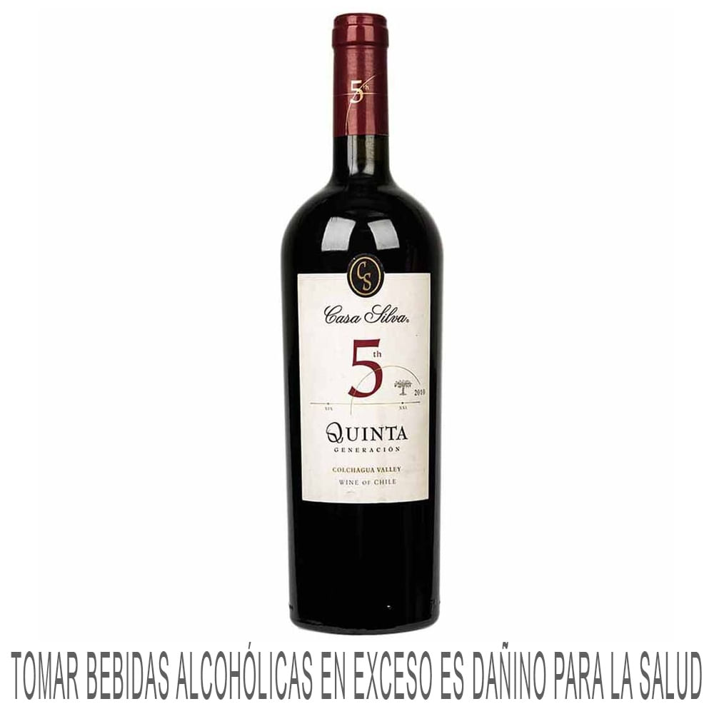 Vino Tinto CASA SILVA Quinta Generación Botella 750ml