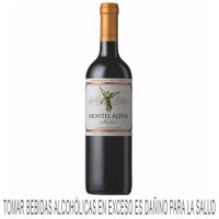 Vino Tinto MONTES ALPHA Malbec Botella 750ml