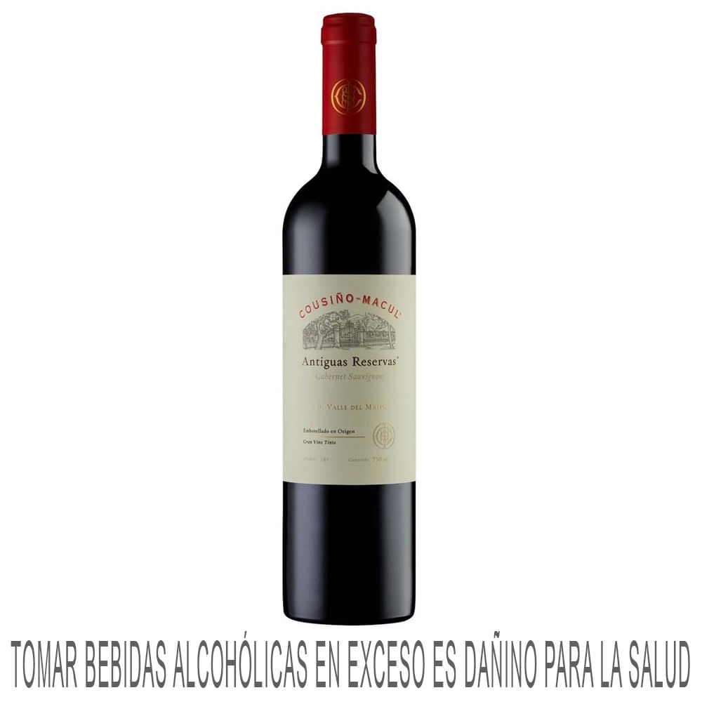 Vino Tinto COUSIÑO MACUL Antiguas Reservas Cabernet Sauvignon Botella 750ml