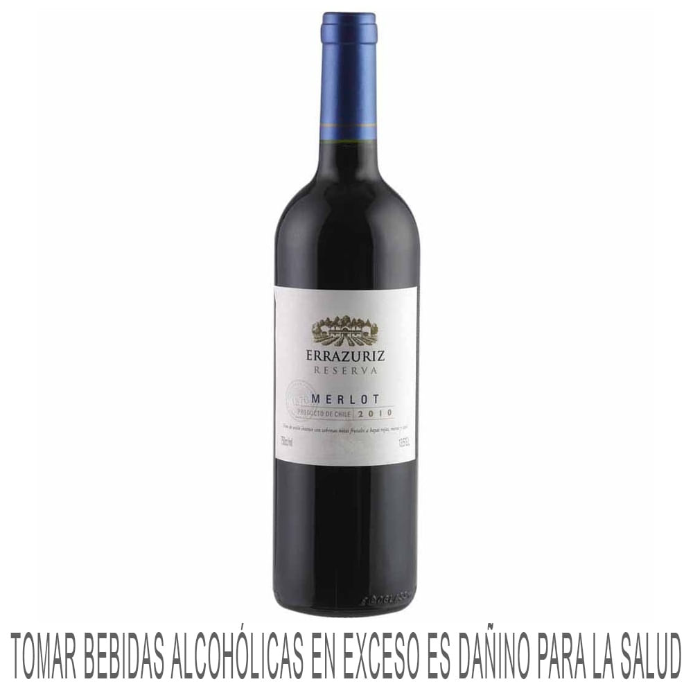 Vino Tinto ERRAZURIZ Estate Series Merlot Reserva Botella 750ml