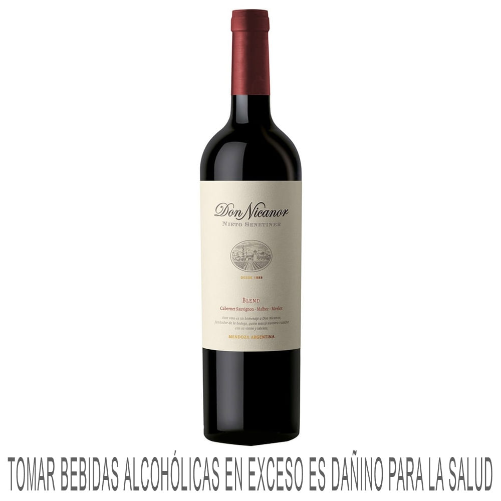 Vino Tinto DON NICANOR Nieto Senetiner Blend Botella 750ml