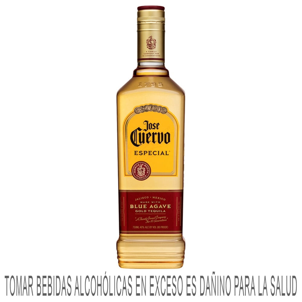 Tequila JOSÉ CUERVO Especial Reposado Botella 750ml
