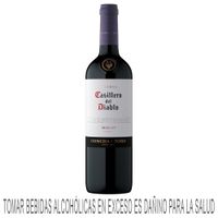 Vino Tinto CASILLERO DEL DIABLO Merlot Reserva Botella 750ml