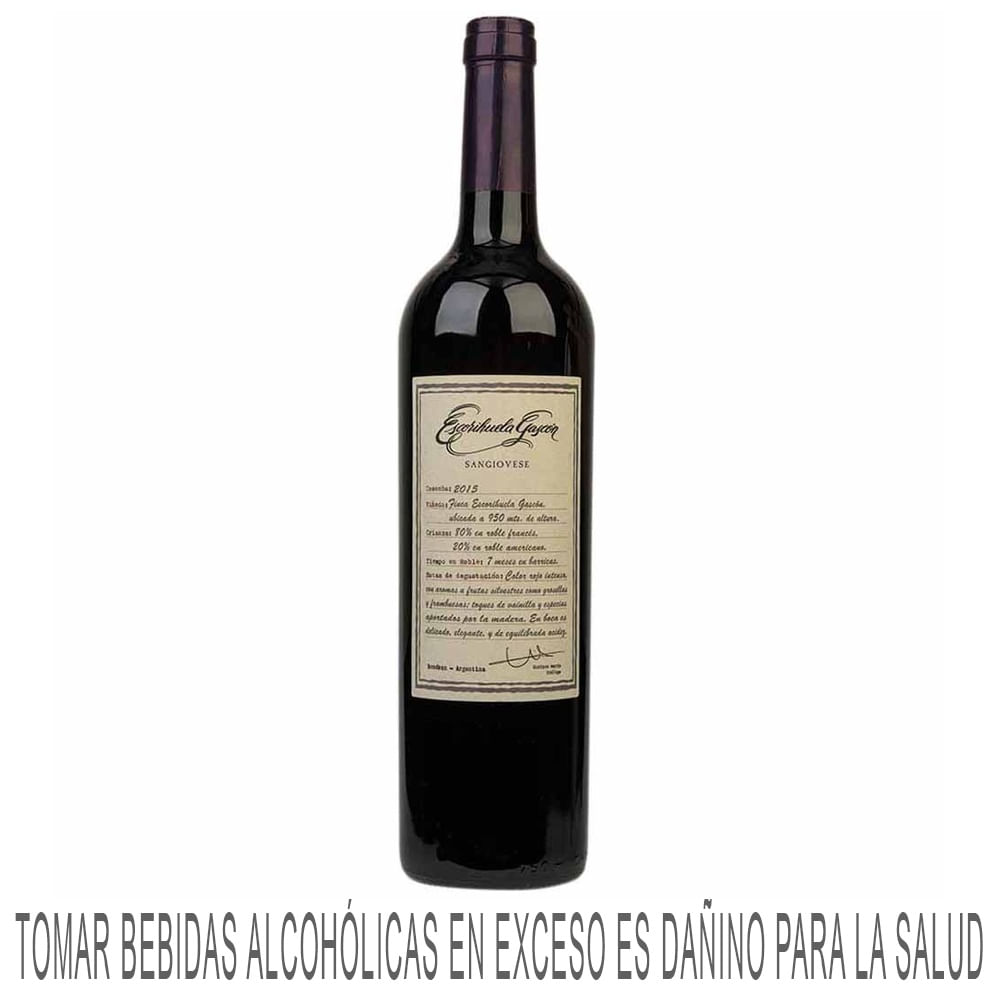 Vino Tinto ESCORIHUELA GASCÓN Sangiovese Botella 750ml