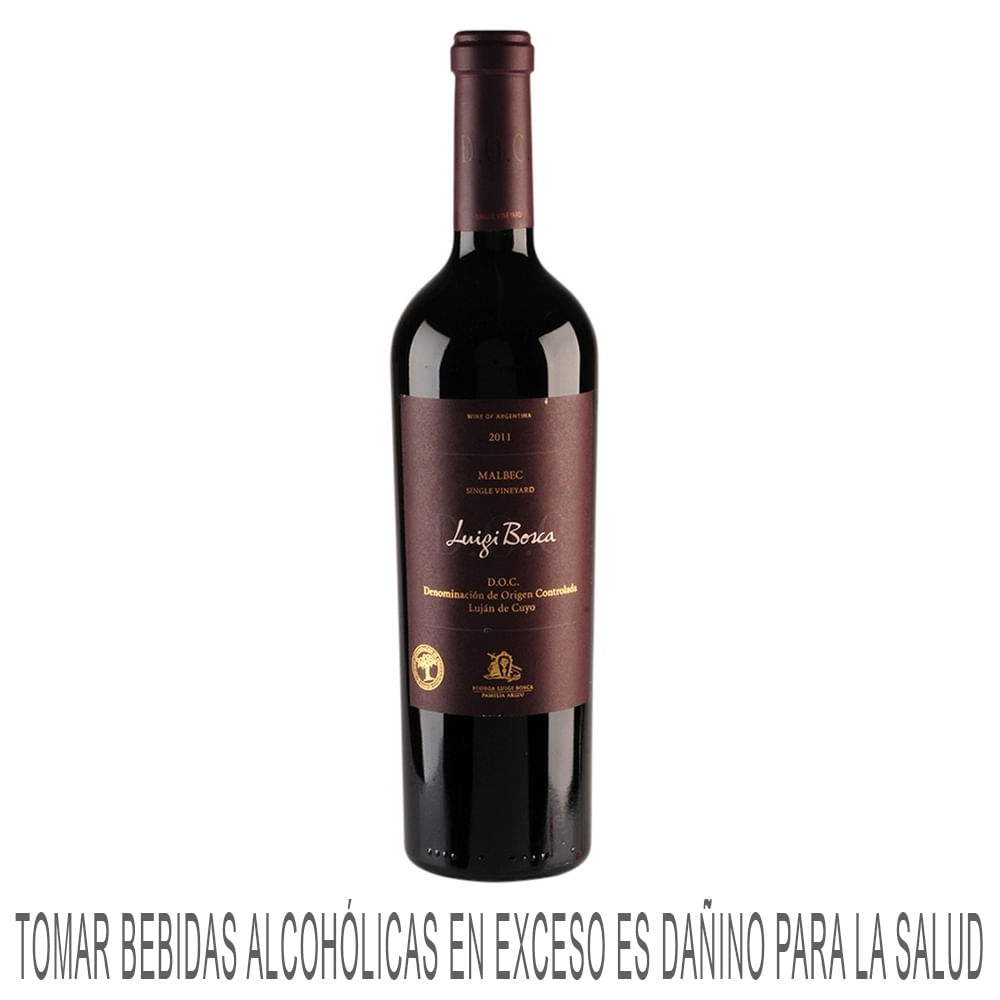 Vino Tinto LUIGI BOSCA Doc Malbec Botella 750ml