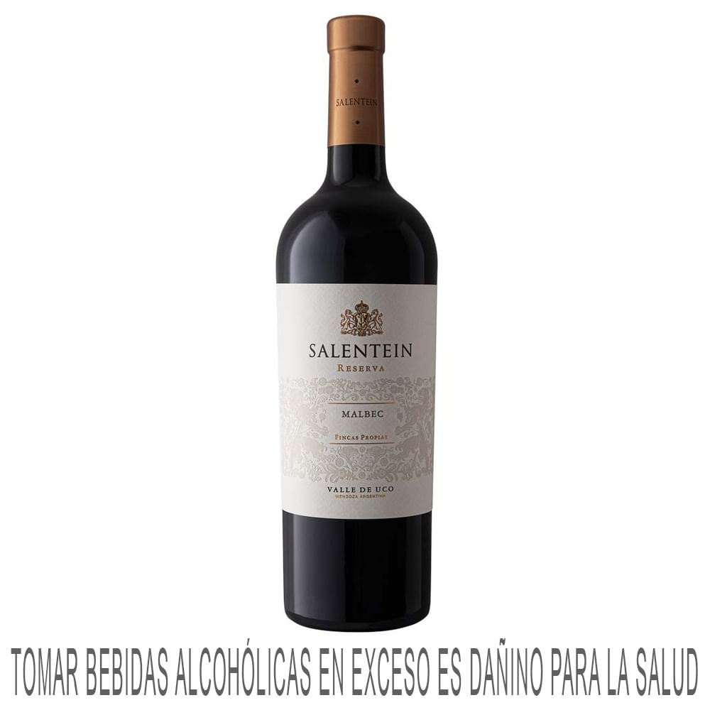 Vino Tinto SALENTEIN Reserva Malbec Botella 750ml