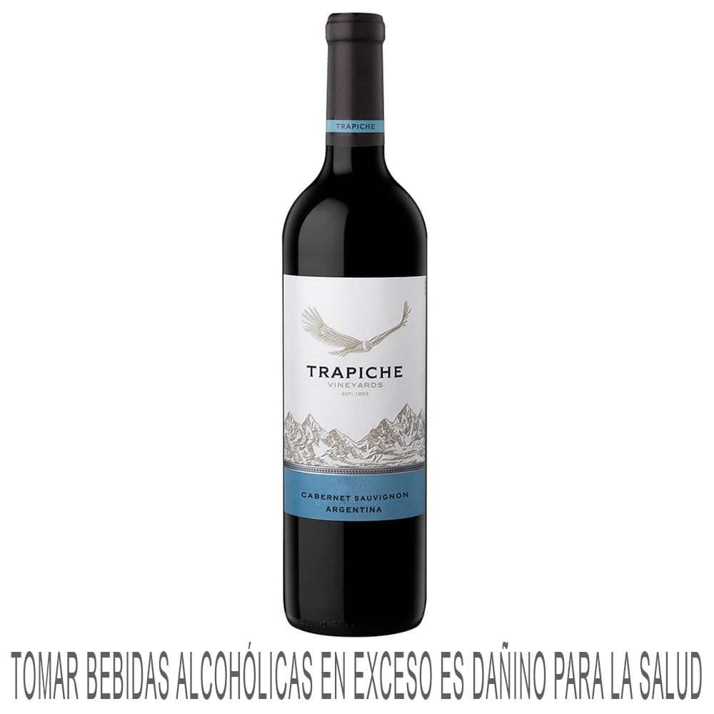 Vino Tinto TRAPICHE Vineyards Cabernet Sauvignon Botella 750Ml