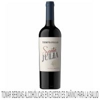 Vino Tinto SANTA JULIA Tempranillo Botella 750ml