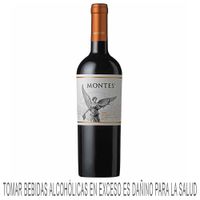 Vino Tinto MONTES Malbec Reserva Botella 750ml