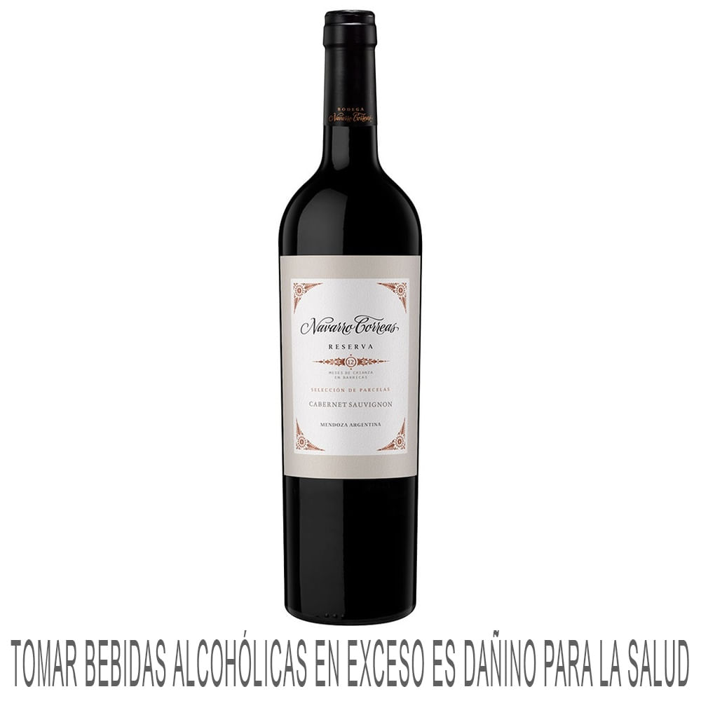 Vino Tinto NAVARRO CORREAS Selección Parcelas Cabernet Sauvignon Botella 750ml