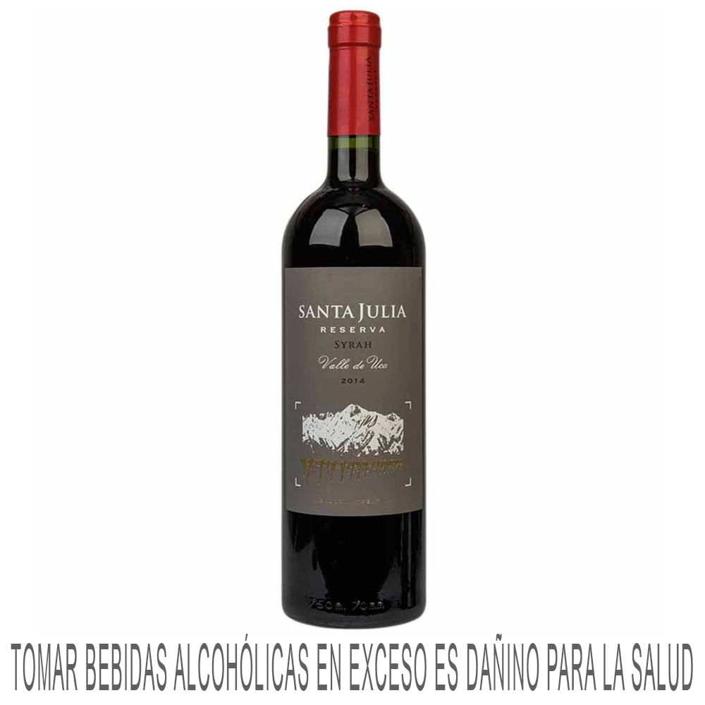 Vino Tinto SANTA JULIA Reserva Syrah Botella 750ml