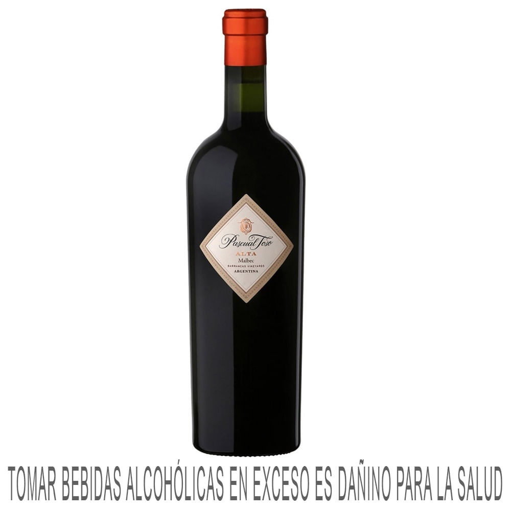 Vino Tinto PASCUAL TOSO Alta Reserva Malbec Botella 750ml