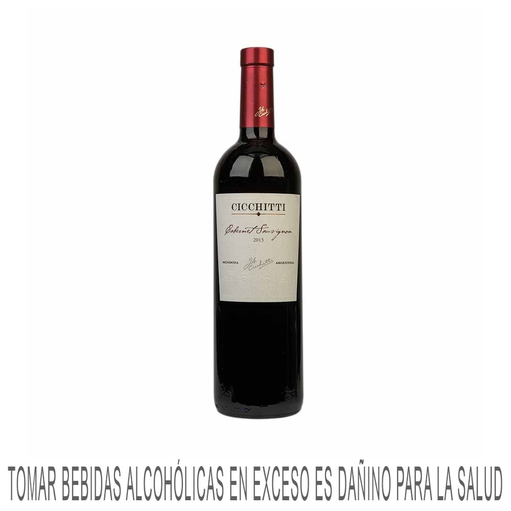 Vino Tinto CICCHITTI Cabernet Sauvignon Botella 750ml