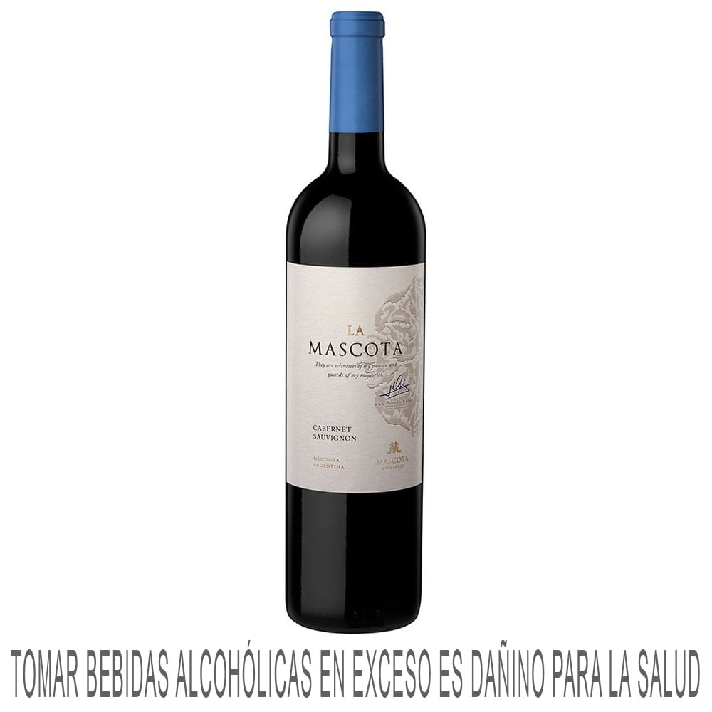 Vino Tinto LA MASCOTA Cabernet Sauvignon Botella 750ml