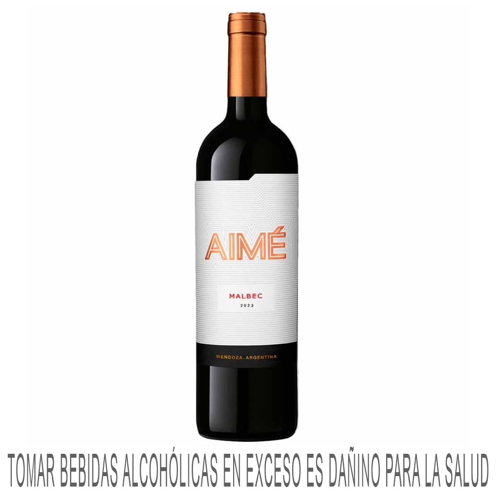 Vino Tinto AIME Malbec Botella 750ml