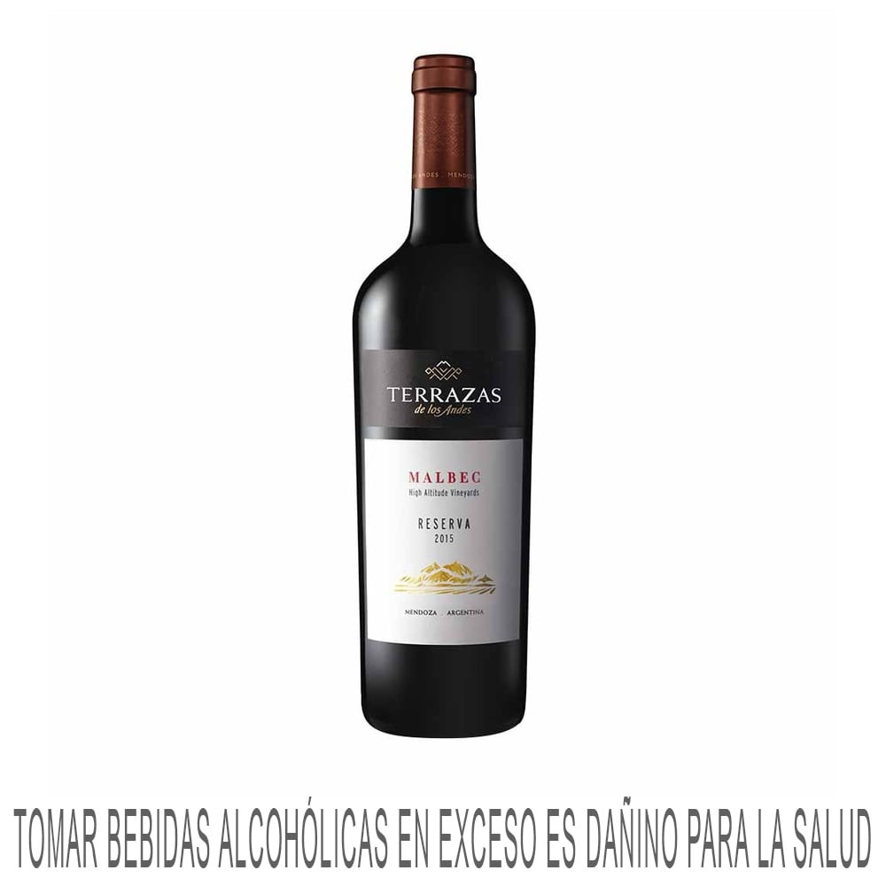 Vino Tinto TERRAZAS Reserva Malbec Botella 750ml