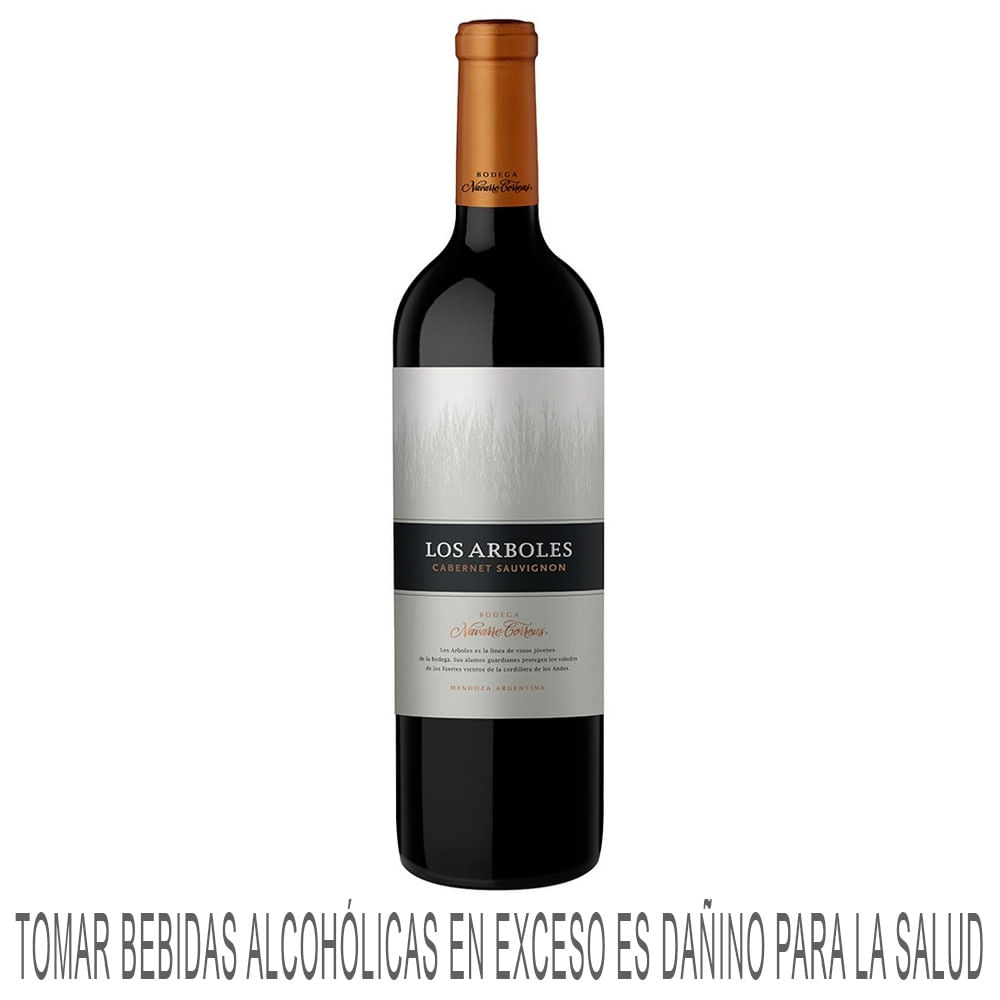 Vino Tinto NAVARRO CORREAS Los Árboles Cabernet Sauvignon Botella 750ml