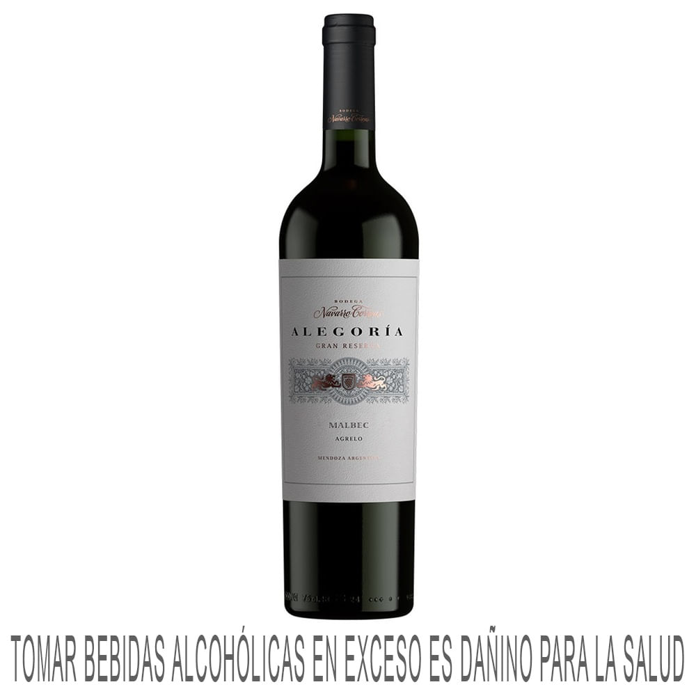 Vino Tinto NAVARRO CORREAS Alegoría Malbec Botella 750ml