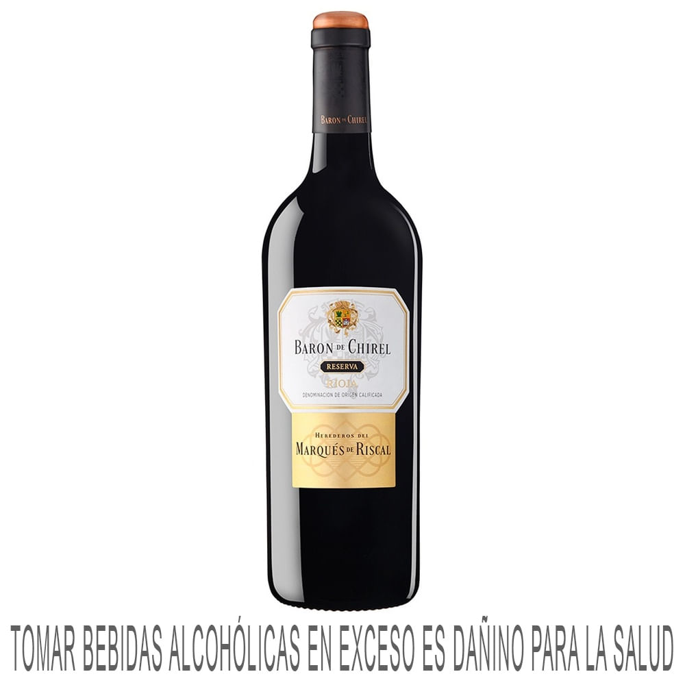 Vino Tinto MARQUÉS DE RISCAL Baron Chirel Reserva Botella 750ml