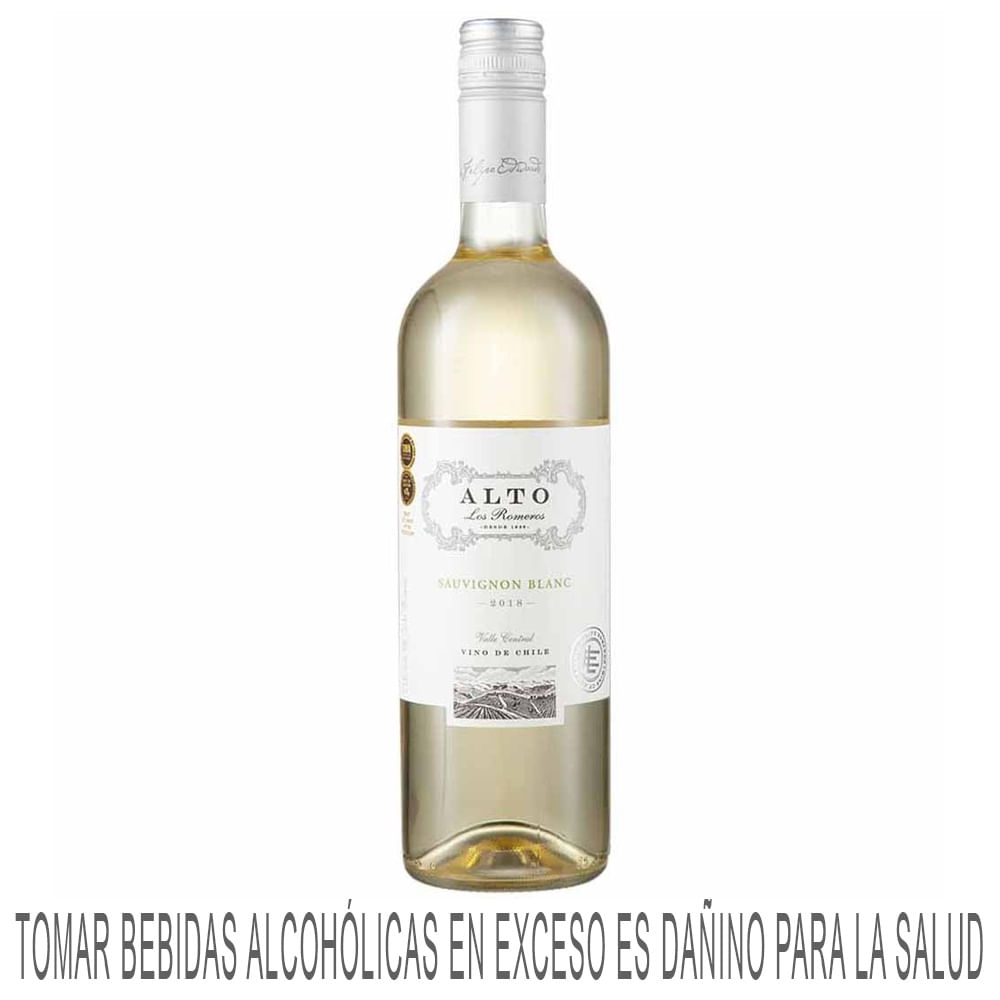 Vino Blanco ALTOS LOS ROMEROS Sauvignon Blanc Botella 750ml