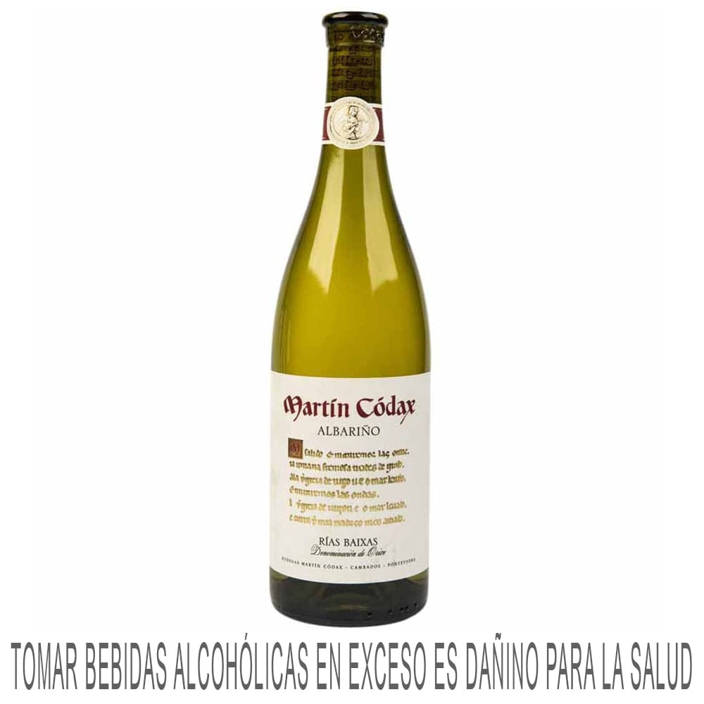 Vino Blanco MARTIN CODAX Albariño Botella 750ml