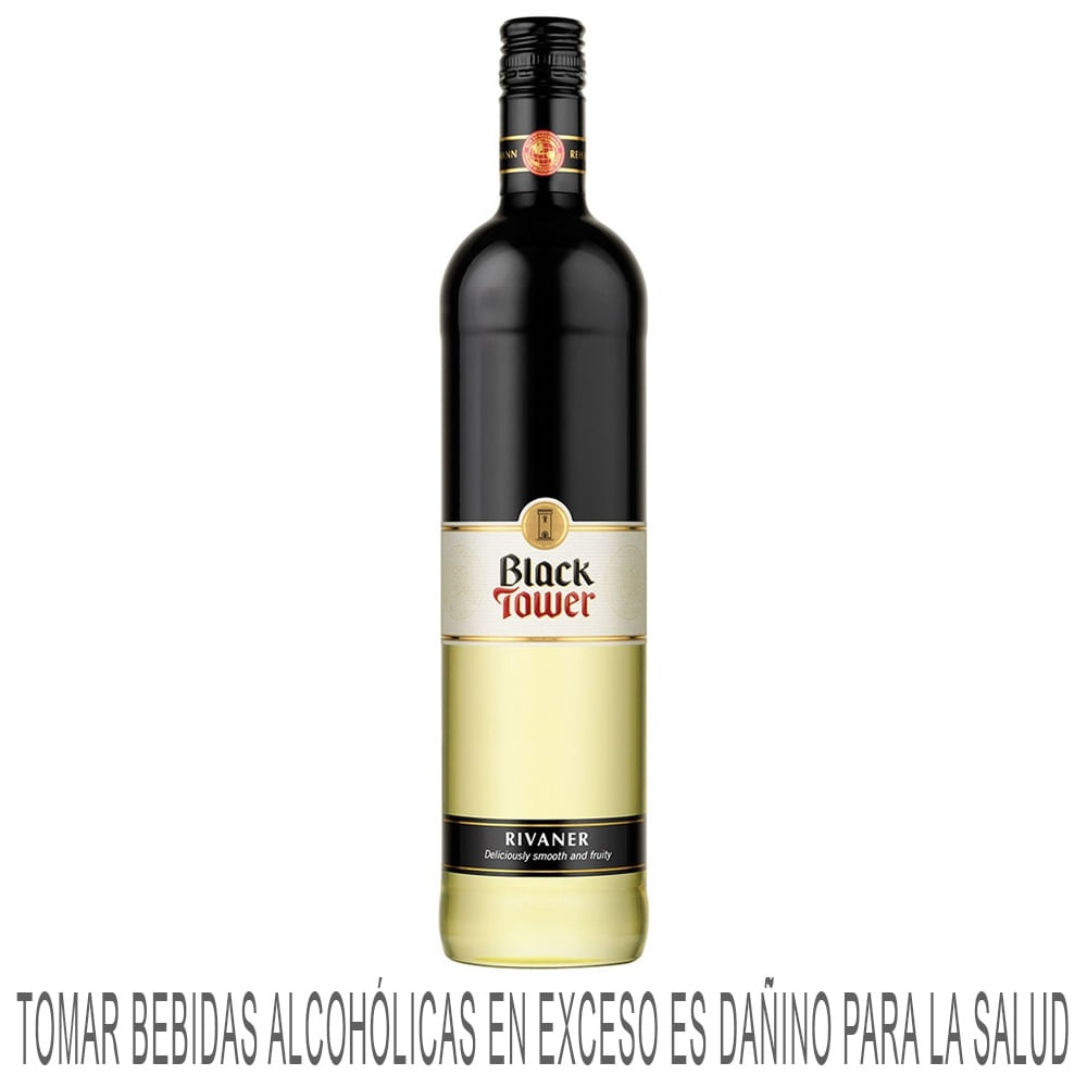 Vino Blanco BLACK TOWER Rivaner Botella 750ml