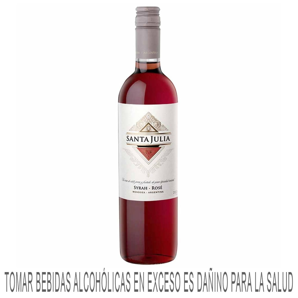 Vino Rosé SANTA JULIA Syrah Rosé Botella 750ml