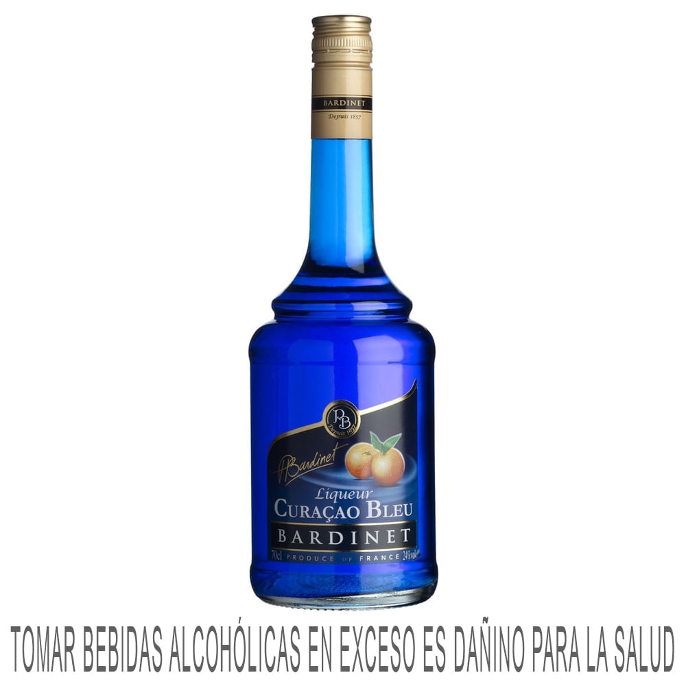 Licor BARDINET Curacao Bleu Botella 700ml