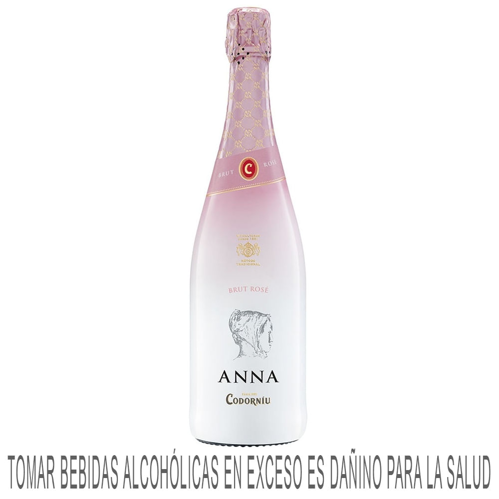 Cava ANNA DE CODORNÍU Brut Rosé Botella 750 ml