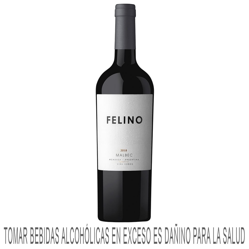 Vino Tinto VIÑA COBOS Felino Malbec Botella 750ml