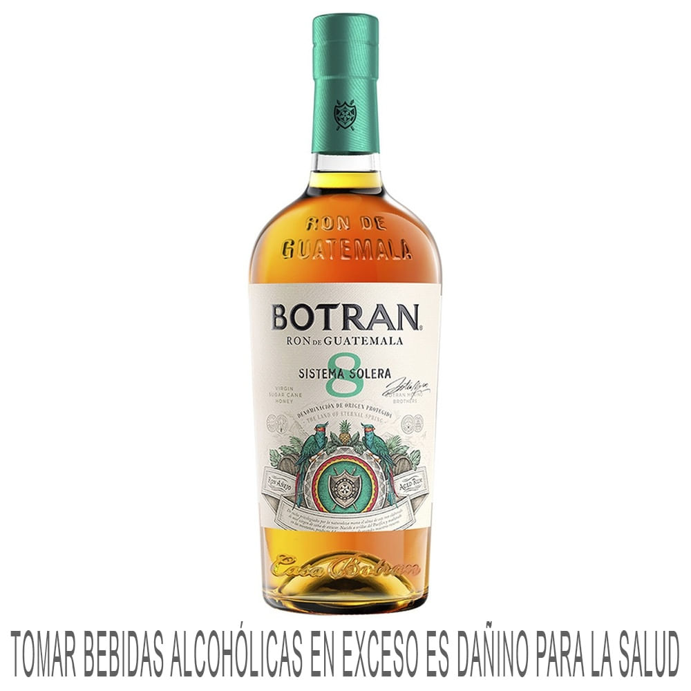 Ron BOTRAN Añejo 8 Años Botella 750ml