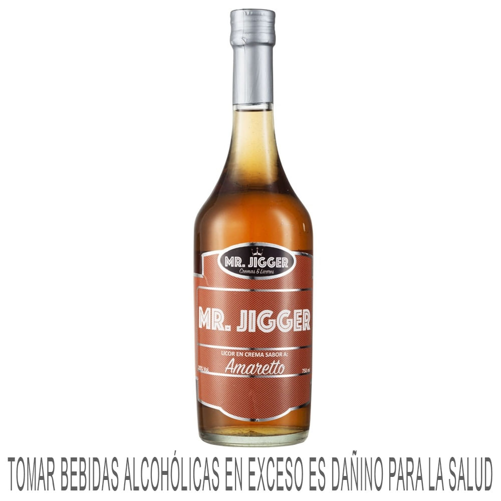 Licor de Amareto MR JIGGER Botella 750ml
