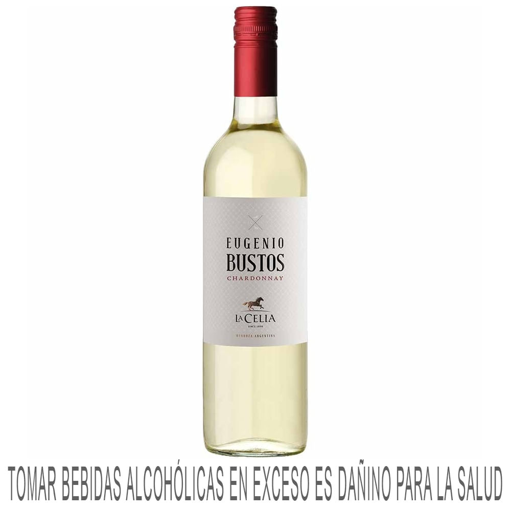 Vino Blanco LA CELIA Eugenio Bustos Chardonnay Botella 750ml