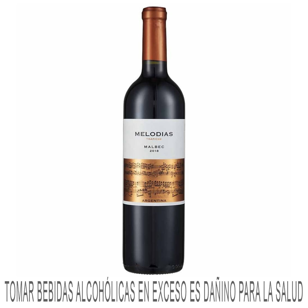 Vino Tinto MELODÍAS Malbec Botella 750ml
