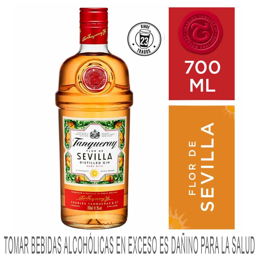 Gin TANQUERAY Sevilla Botella 700ml