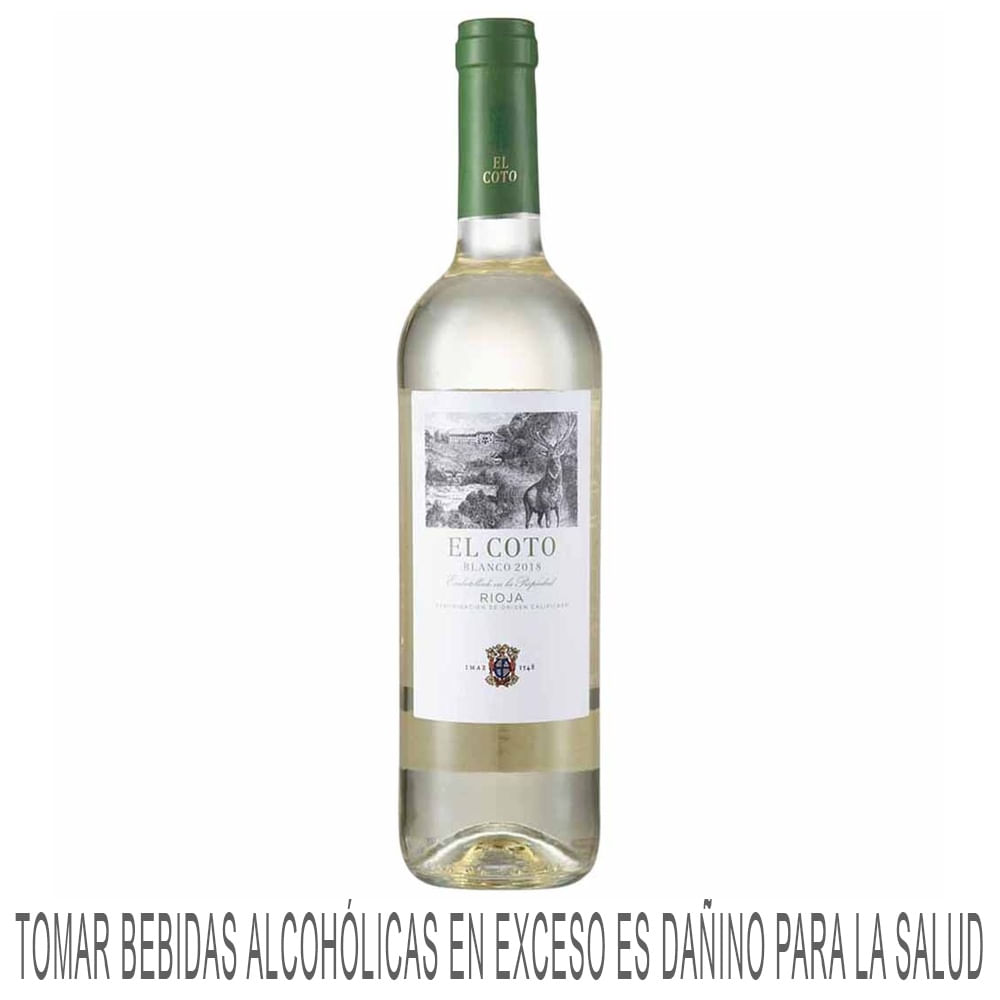 Vino Blanco EL COTO Rioja Clásico Botella 750ml