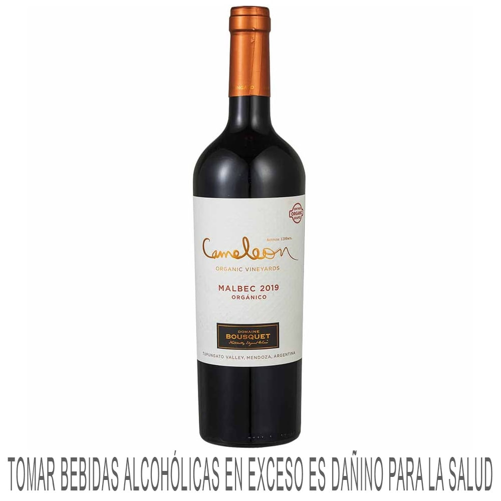 Vino Tinto CAMELEON Malbec Botella 750ml