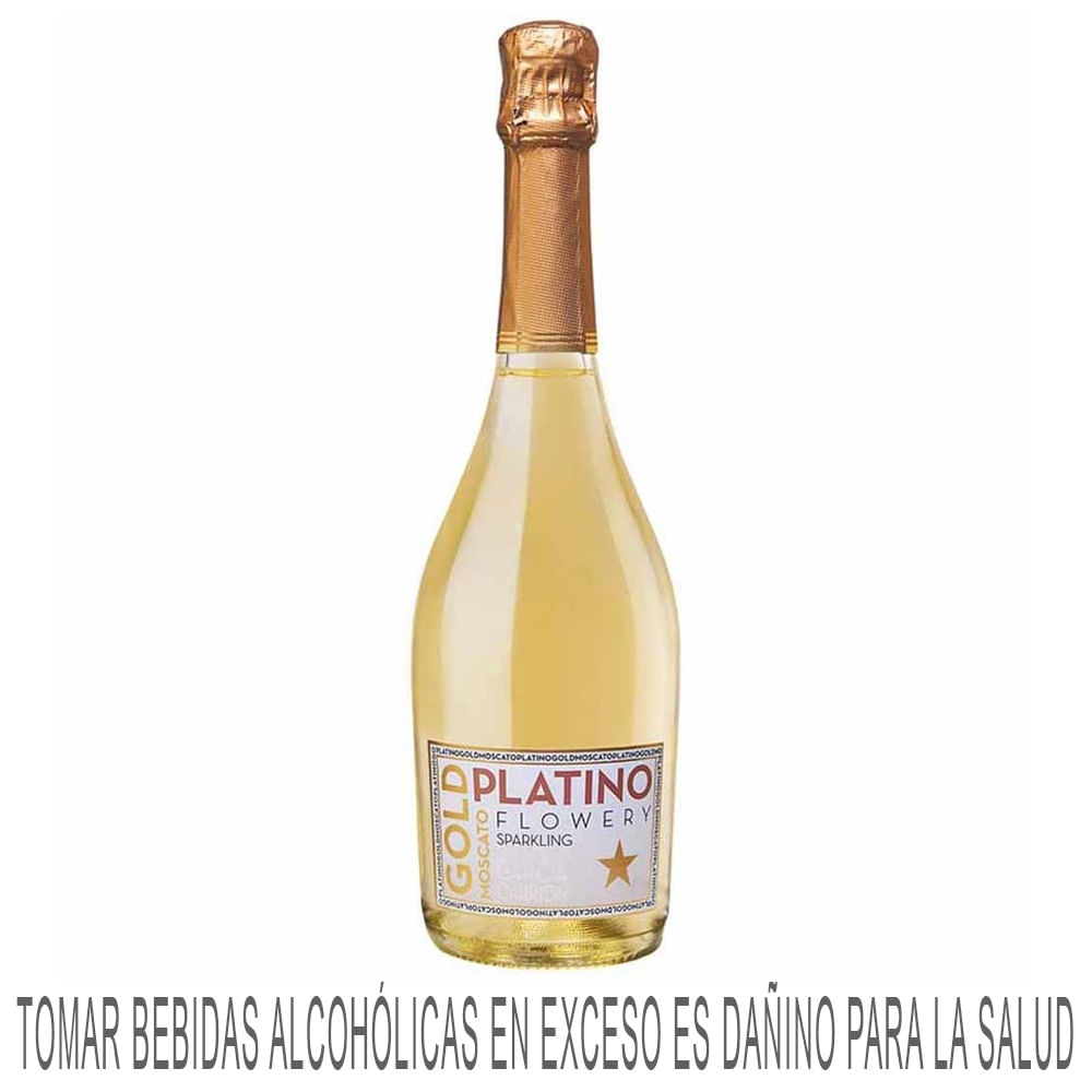 Espumante PLATINO Flowery Gold Botella 750ml