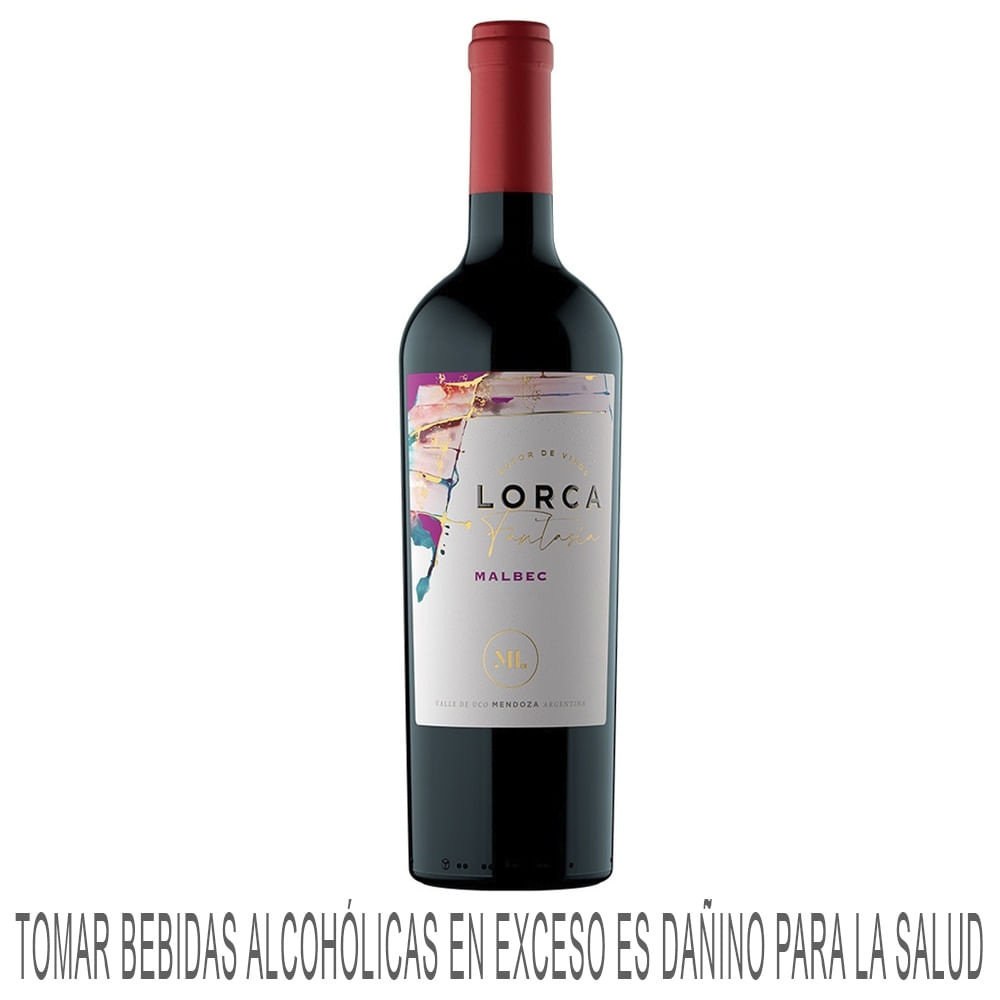 Vino Tinto MAURICIO LORCA Fantasía Malbec Botella 750ml