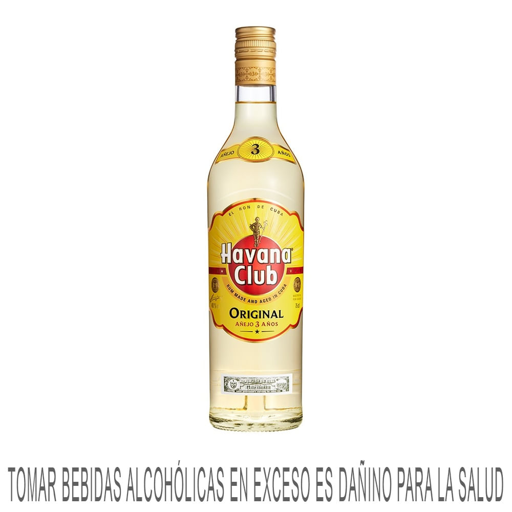 Ron HAVANA 3 Años Botella 700ml