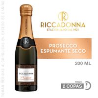 Espumante RICCADONNA Prosecco Botella 200ml