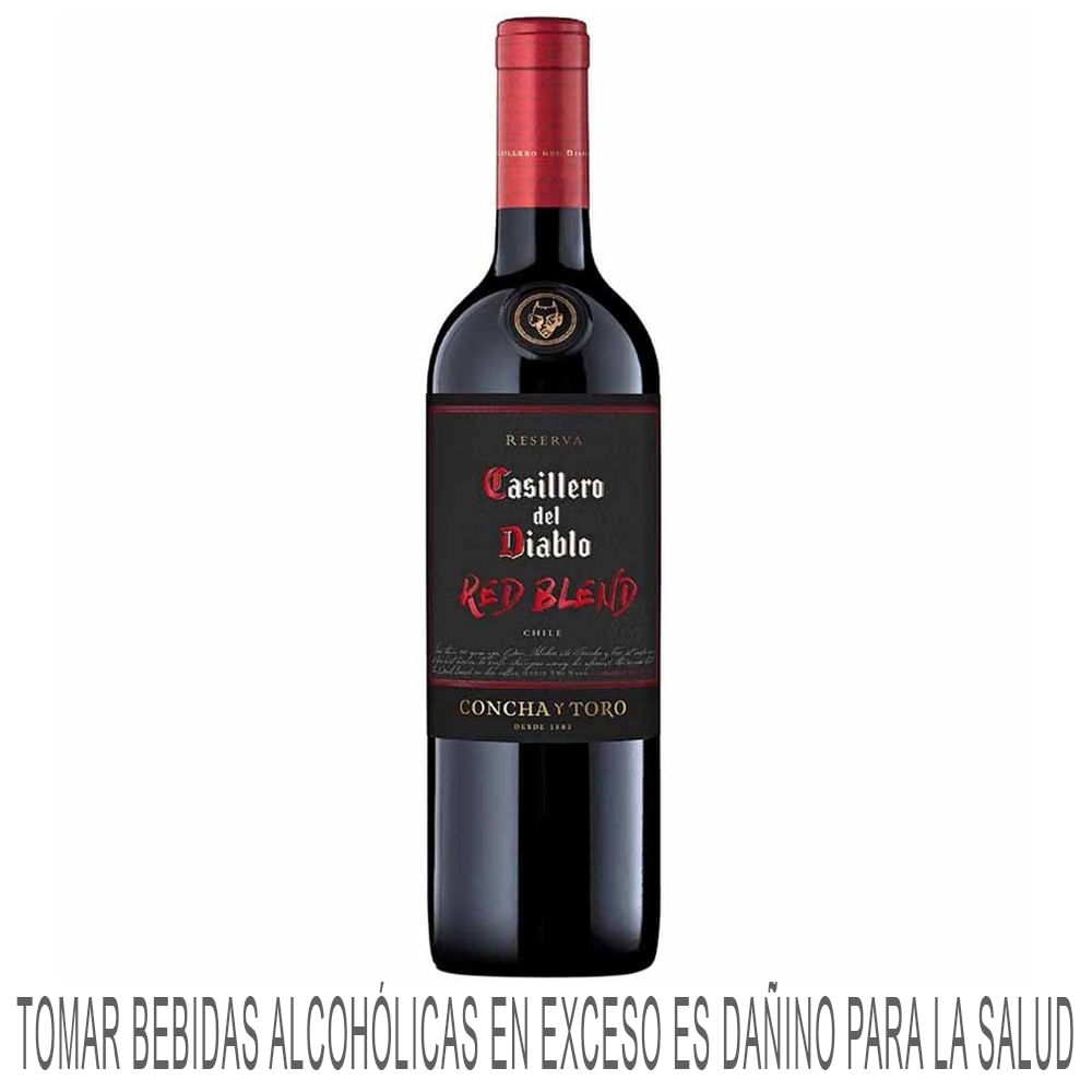 Vino Tinto CASILLERO DEL DIABLO Red Blend Reserva Botella 750ml