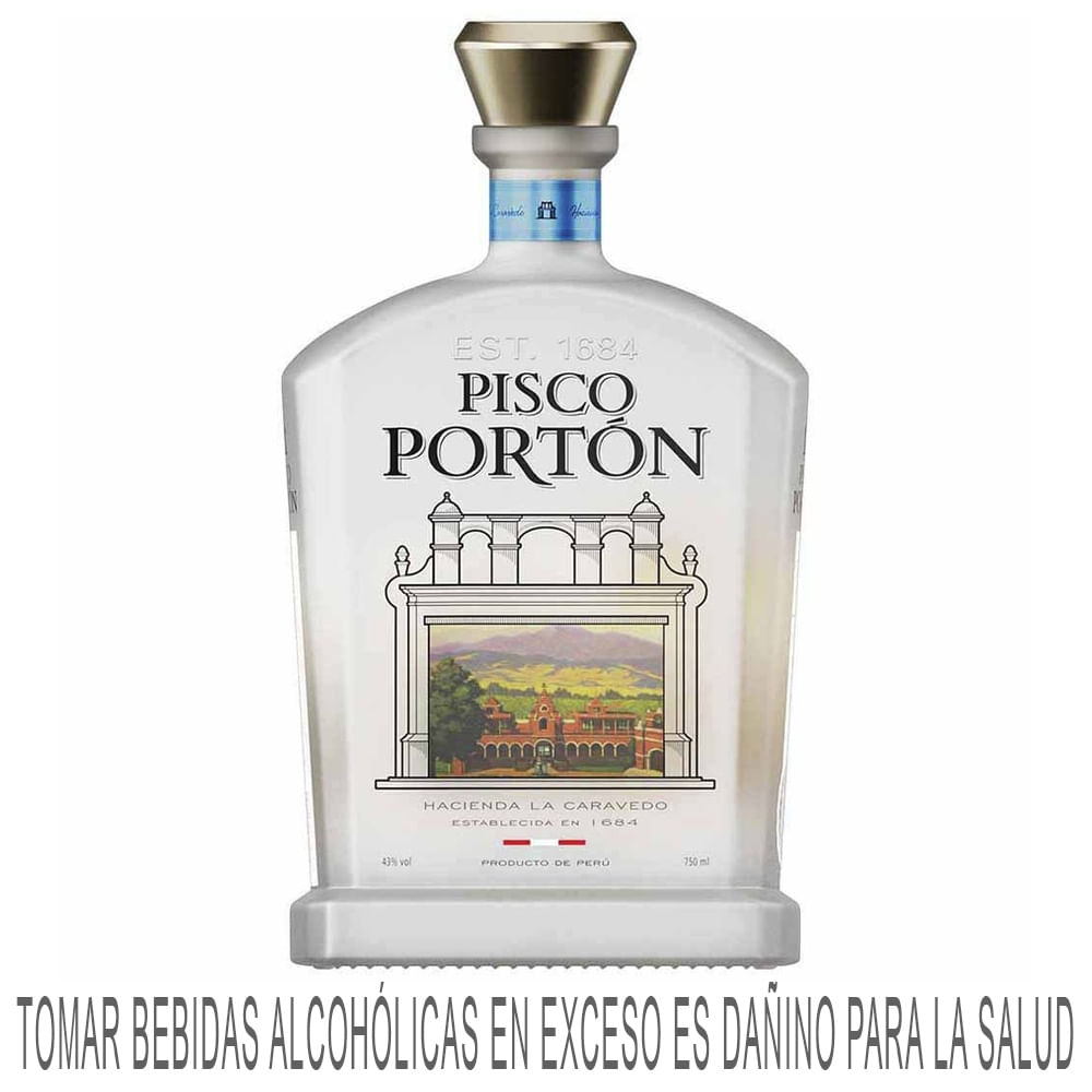 Pisco PORTÓN Negra Criolla Botella 750ml