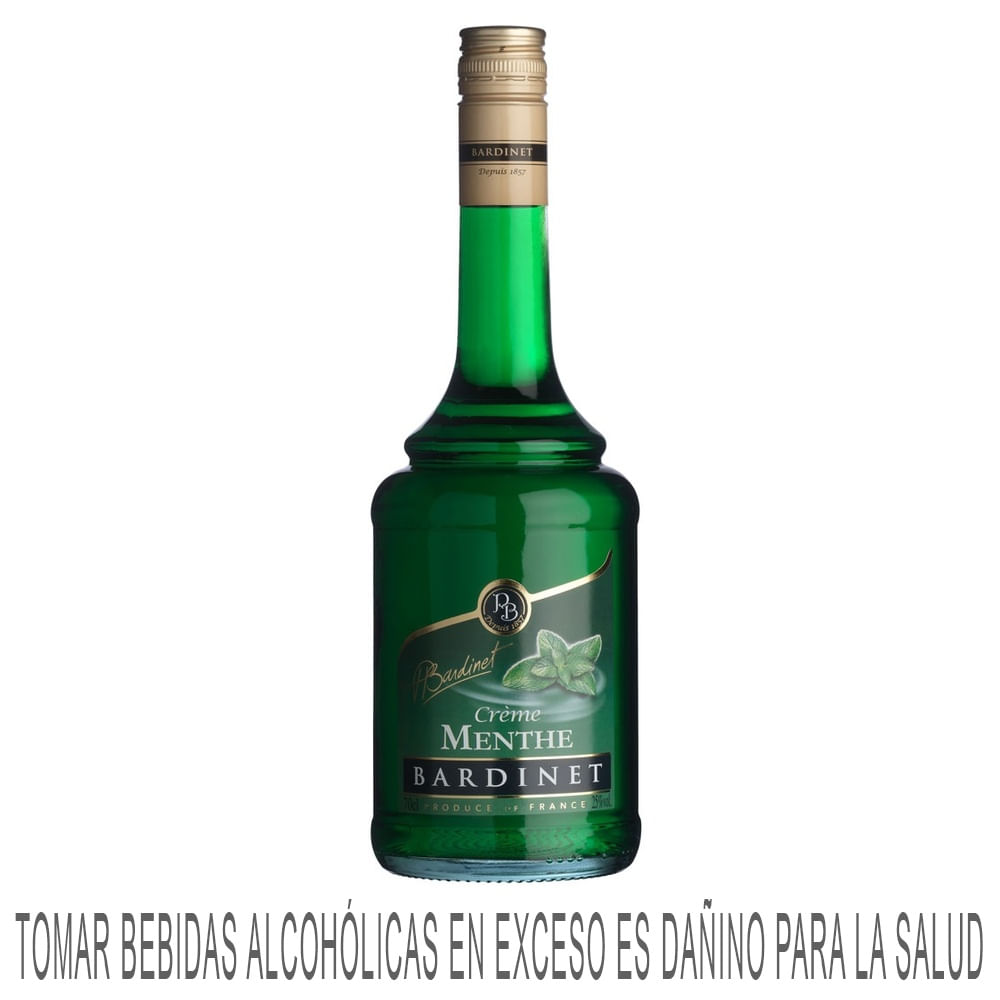 Licor BARDINET Menta Botella 700ml