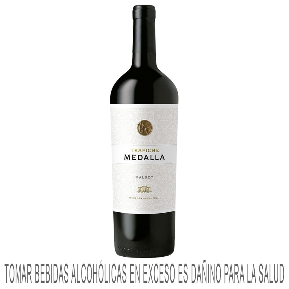 Vino Tinto TRAPICHE Medalla Malbec Botella 750ml